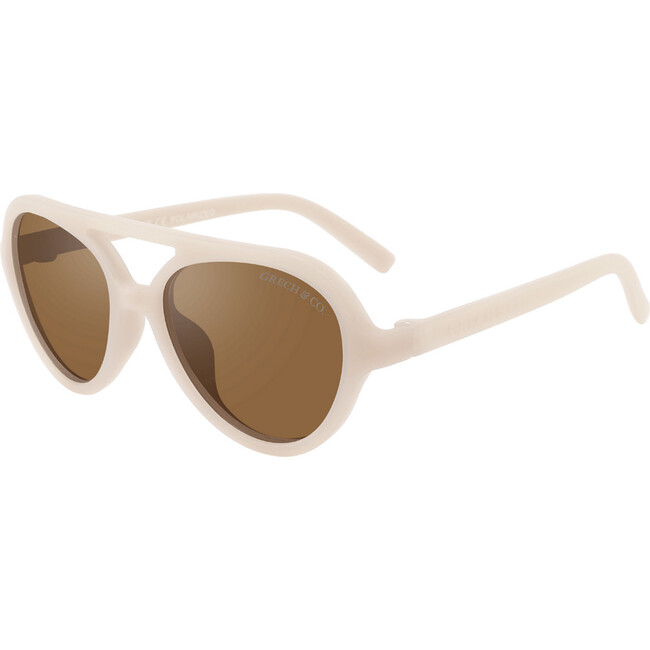 Teens Aviator Semi-Bendable & Polarized Sunglasses, Sand