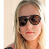 Teens Aviator Semi-Bendable & Polarized Sunglasses, Black - Sunglasses - 3 - thumbnail