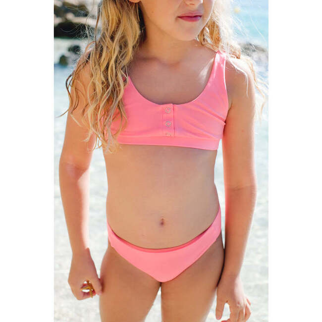 Acapulco UPF50+ 2-Piece Bikini, Fluo Pink