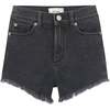 Lucy Shorts High Rise Cut Off, Nightshade - Shorts - 1 - thumbnail