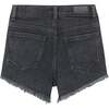 Lucy Shorts High Rise Cut Off, Nightshade - Shorts - 2 - thumbnail