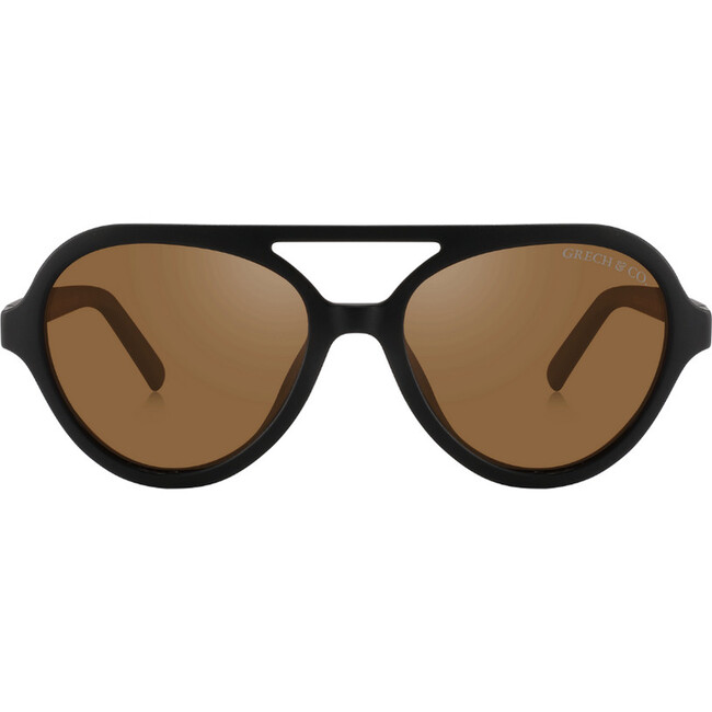 Adults Aviator Semi-Bendable & Polarized Sunglasses, Black