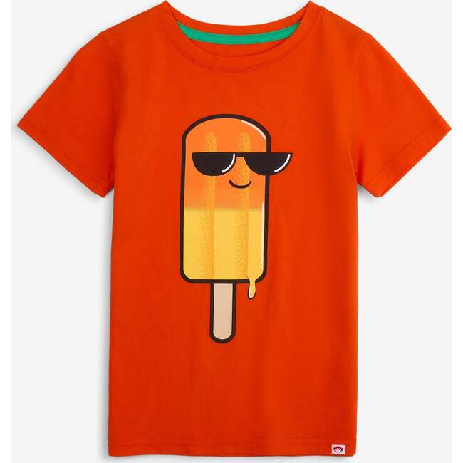 Graphic Short Sleeve Tee, Orange
