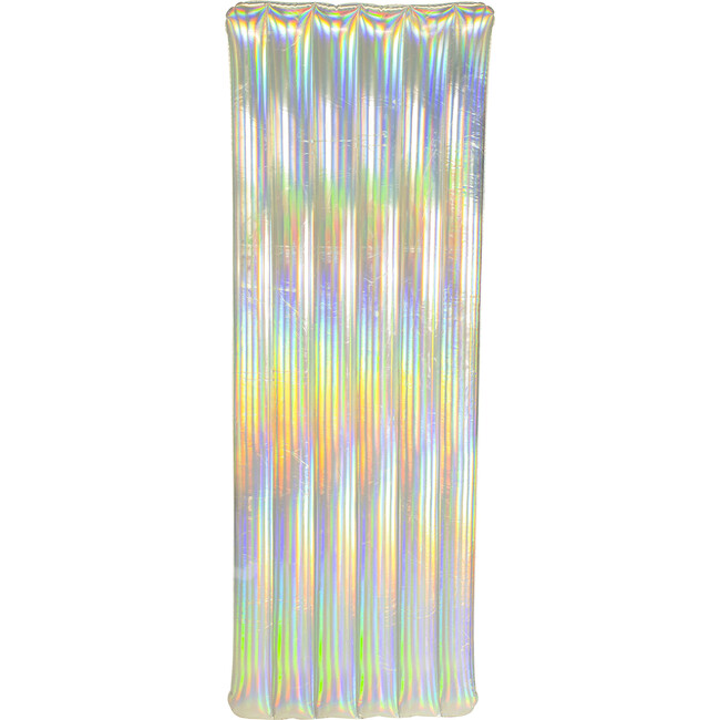 Holographic Deluxe Pool Raft 74 x 30"