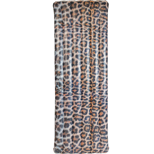 Leopard Print Deluxe Pool Raft 74" x 30"