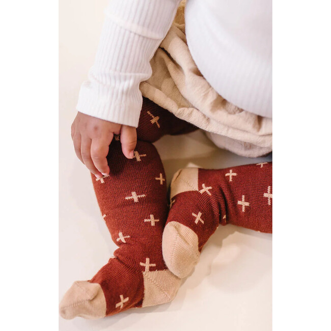 Addie Tights, Brandy Brown - Stockings - 3