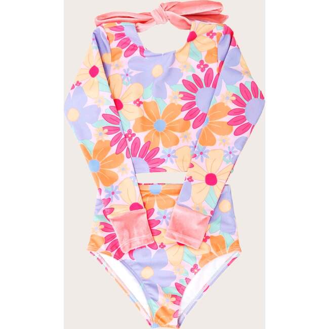 Playa Del Rey Floral Two Piece Long Sleeve