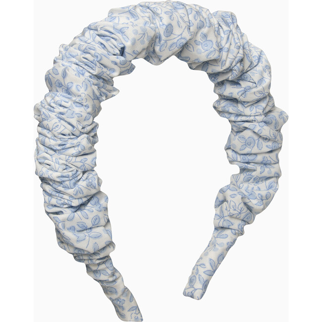 Catherine Scrunchie Headband Blue Floral