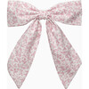 Catherine Hair Bow With Tails Pink Floral - Hair Accessories - 1 - thumbnail