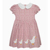 Cherry Ditsy Petal Collar Duck Dress, Red Cherry Ditsy - Dresses - 1 - thumbnail