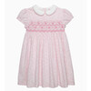 Catherine Smocked Dress, Pink Floral - Dresses - 1 - thumbnail