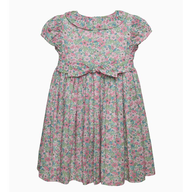 Dahlia Smocked Dress, Pink Dahlia