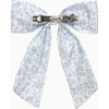 Catherine Hair Bow With Tails Blue Floral - Hair Accessories - 2