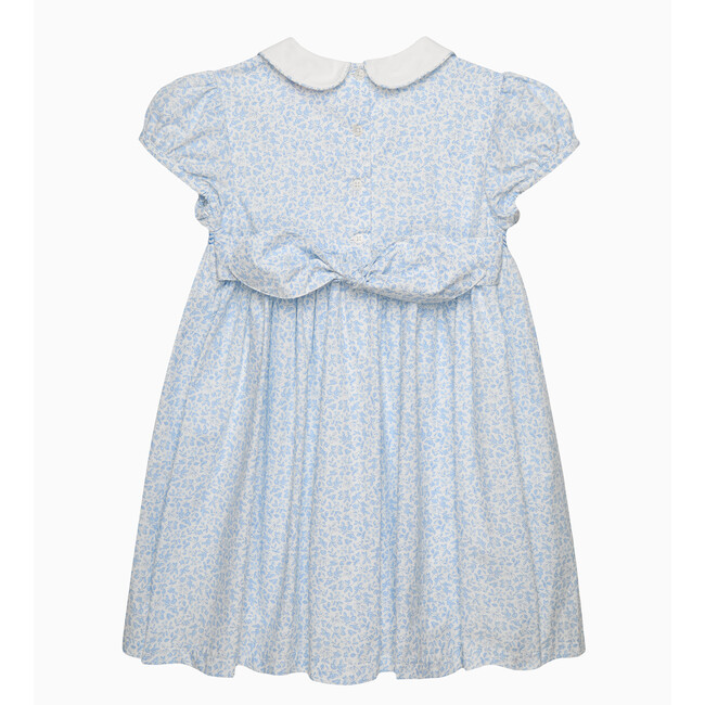Catherine Smocked Dress, Blue Floral