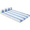 Luxe Lilo, Blue Stripe - Pool Floats - 1 - thumbnail