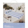 Luxe Lilo, Blue Stripe - Pool Floats - 2 - thumbnail