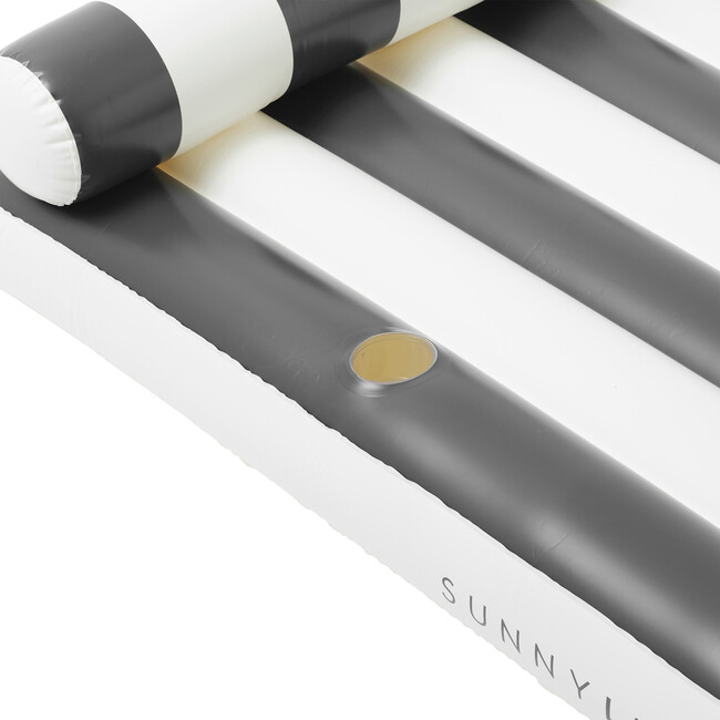 Luxe Lilo, Black Stripe - Pool Floats - 5