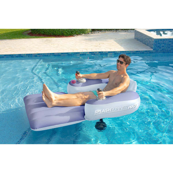 Splash Runner Pro 12V Motorized Pool Lounger - Pool Floats - 3