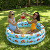 Inflatable Sunning Pool, Grapefruit - Pool Floats - 2