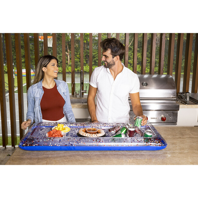 Stars & Stripes Glitter Buffet Cooler, Multi