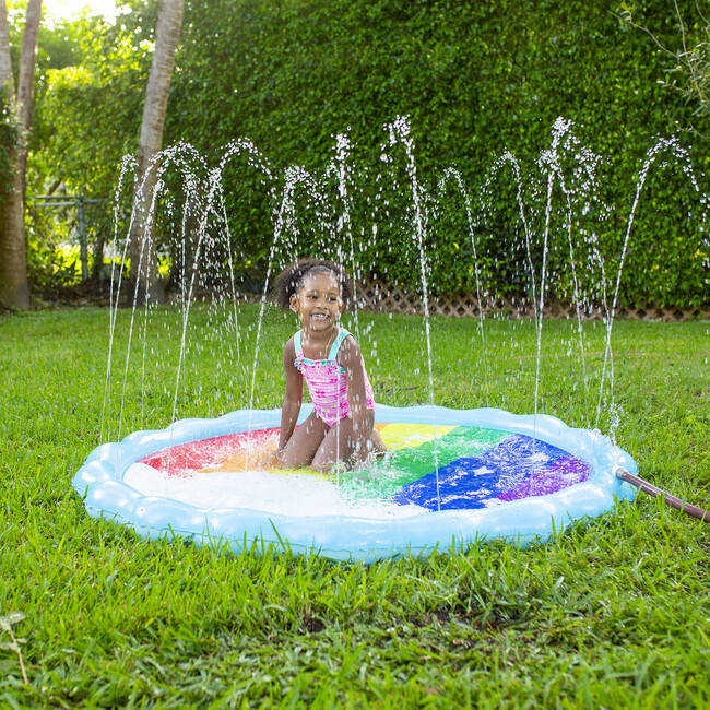 Rainbow Splash Pad Sprinkler, Multi
