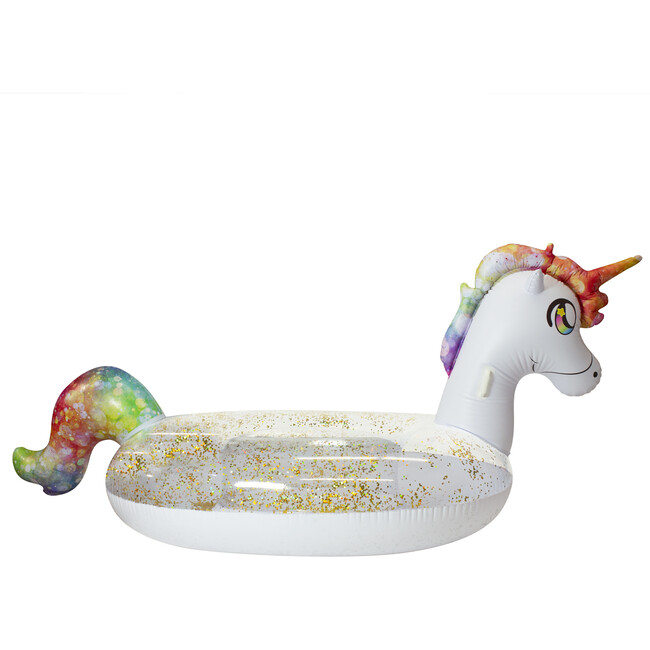 Gigantic Glitter Unicorn Beach & Pool Raft