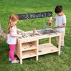 Wooden Mud Kitchen Sensory Play Station with Metal Accessories - Water Toys - 2