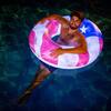Illuminated Stars & Stripes LED Large 42" Pool Tube - Pool Floats - 2