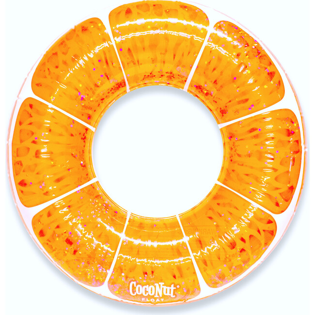Tangerine Orange Glitter Pool Float - Pool Floats - 1