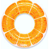 Tangerine Orange Glitter Pool Float - Pool Floats - 1 - thumbnail