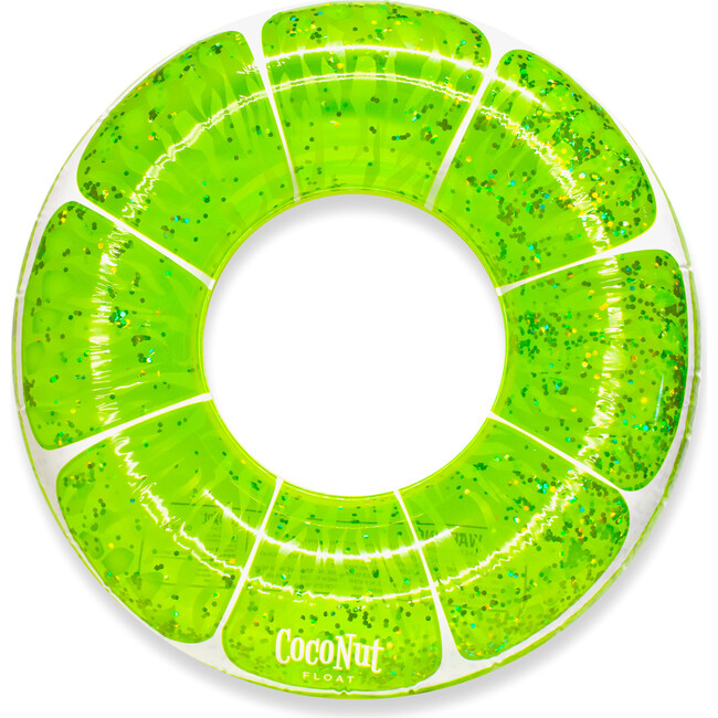 Lime Green Glitter Pool Float - Pool Floats - 1