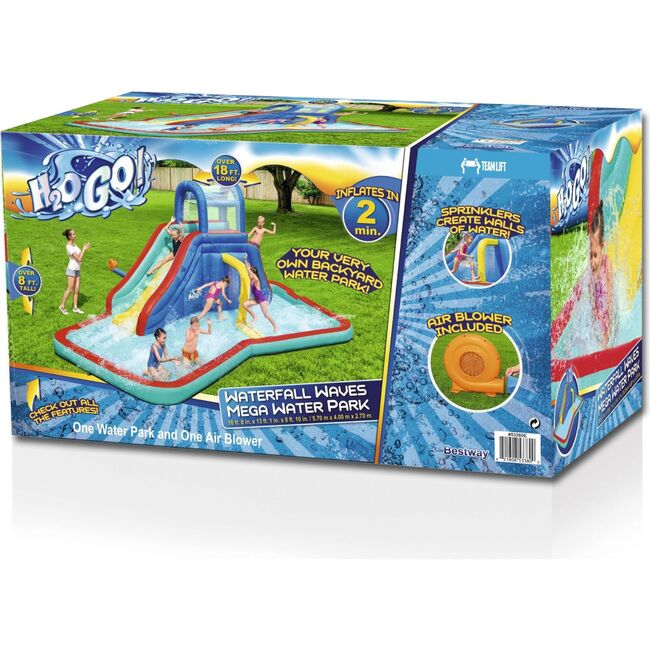 H2OGO! Waterfall Waves Mega Inflatable Water Park - Water Toys - 4