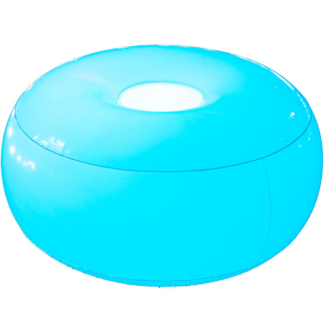 AirCandy Illuminated LED Inflatable Ottoman, Multi