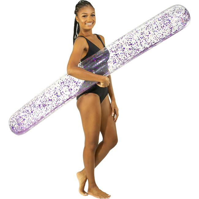 Glitter 72" Super Noodle with Orchid Glitter, Purple