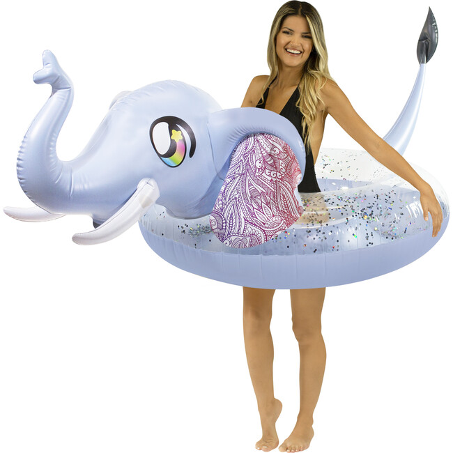 Jumbo 48" Glitter Elephant Pool Tube