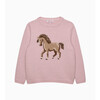 Grace Horse Jumper, Pale Pink - Sweaters - 1 - thumbnail
