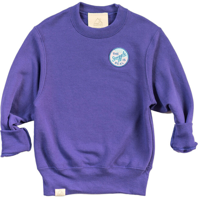 The Snuggle is Real Sweatshirt, Purple
