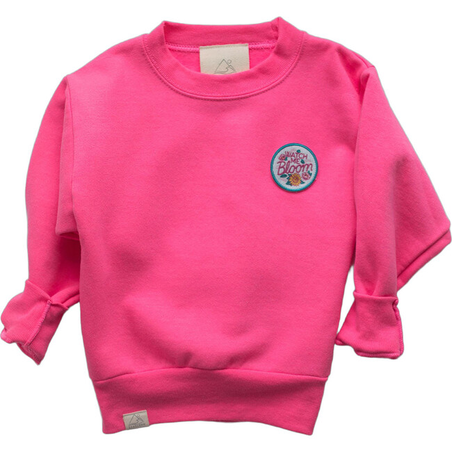 Watch Me Bloom Sweatshirt, Fuchsia
