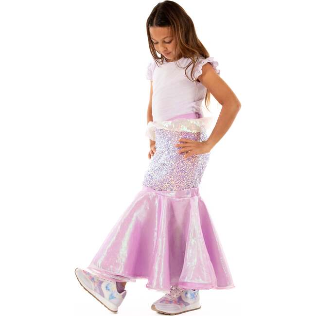 A Leading Role Purple Mermaid Premium Child Transformation Skirt - Skirts - 3