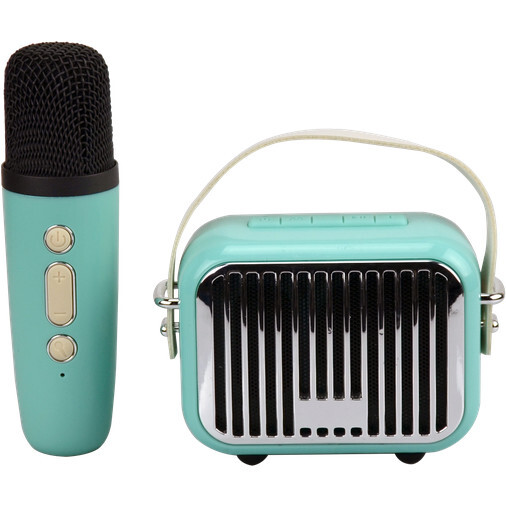 Pocket Karaoke-Microphone & Speaker Combo-Teal