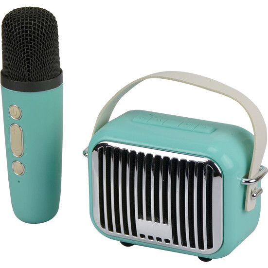 Pocket Karaoke-Microphone & Speaker Combo-Teal
