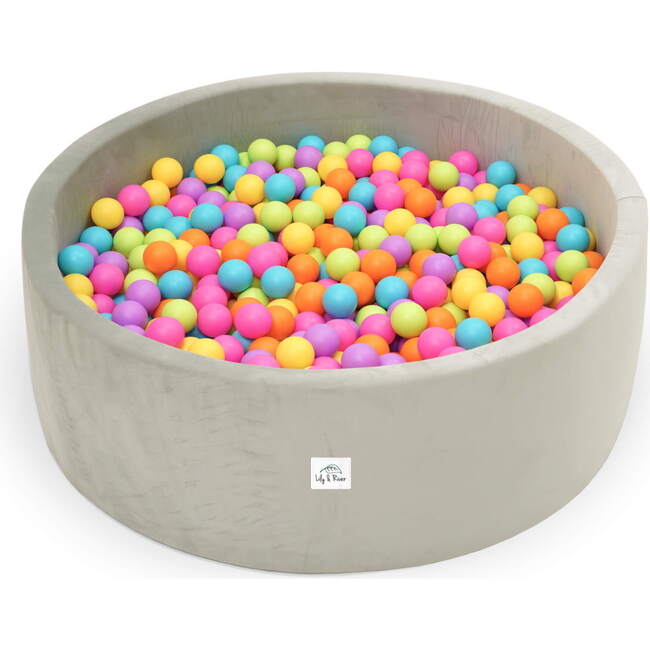 Little Ball Pit, grey/rainbow - Ball Pits - 1
