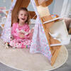 Wood Book Nook Tent with 6 Shelves, Children's Bookcase, Caramel Ash Color - Storage - 3 - thumbnail
