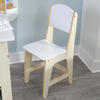 Arches Floating Space-Saving Wood Wall Desk & Chair - White - Desks - 5