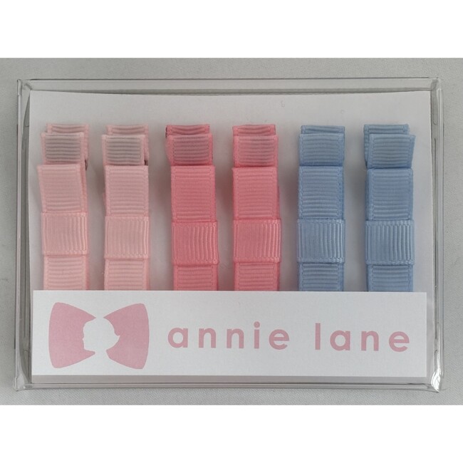 Six Bows Box Set, Pink/blue pairs