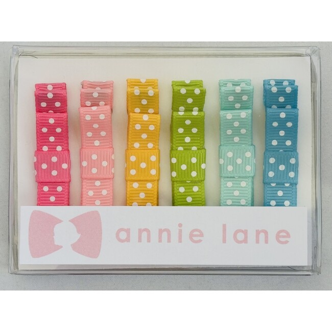 Six Bows Box Set, Bright polka dot