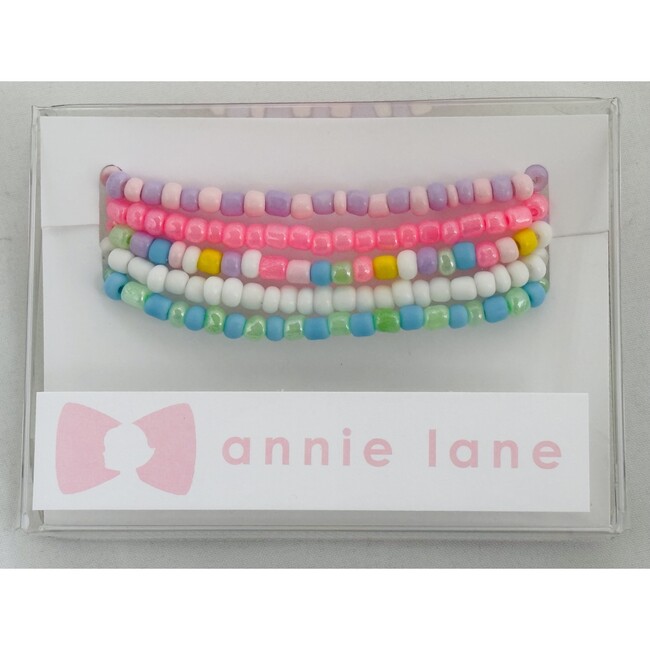 Set of Five Bracelets, Pastel