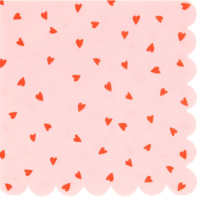 Heart Pattern Large Napkins