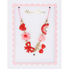 Hearts & Cherries Enamel Charm Necklace - Favors - 1 - thumbnail