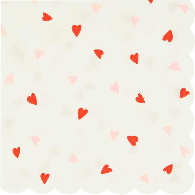 Heart Pattern Small Napkins